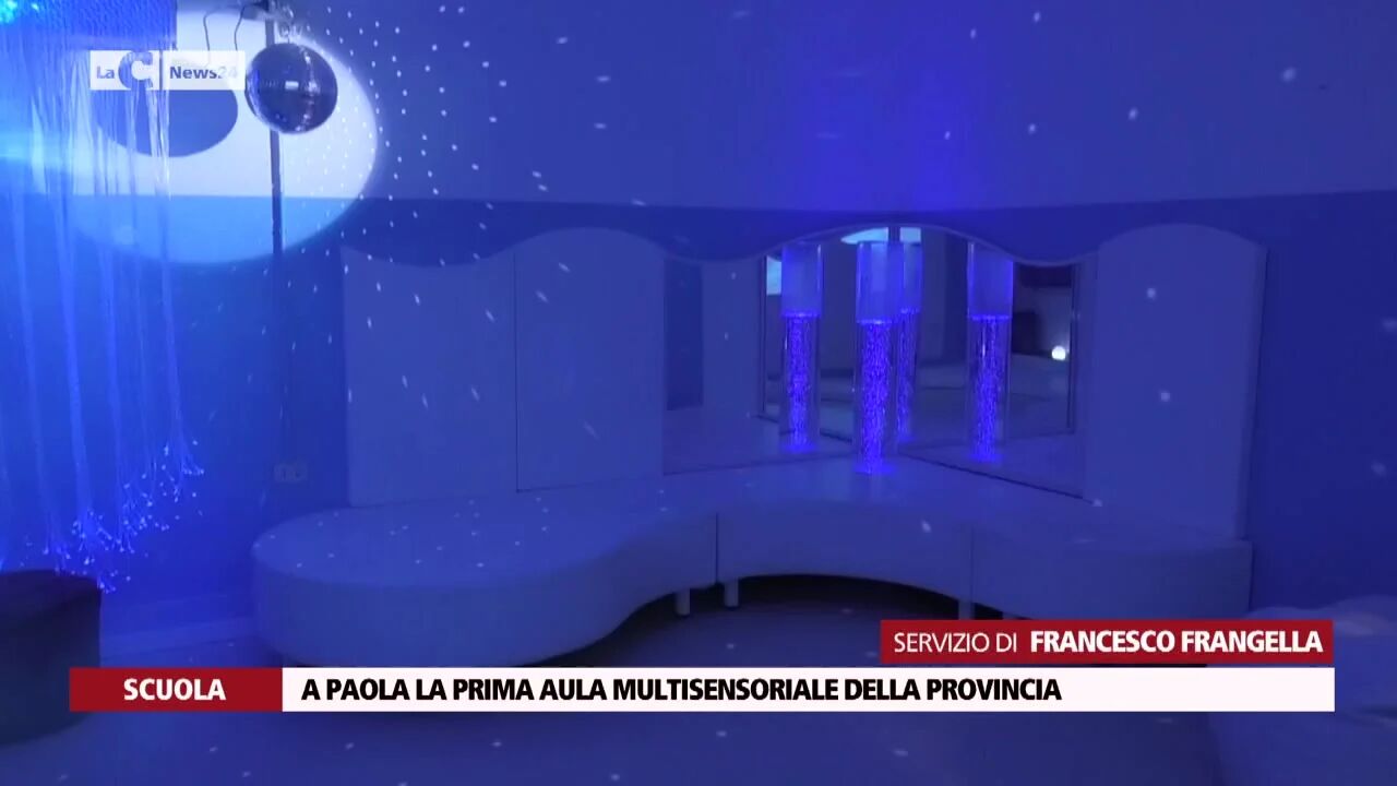 A Paola la prima aula multisensoriale della provincia