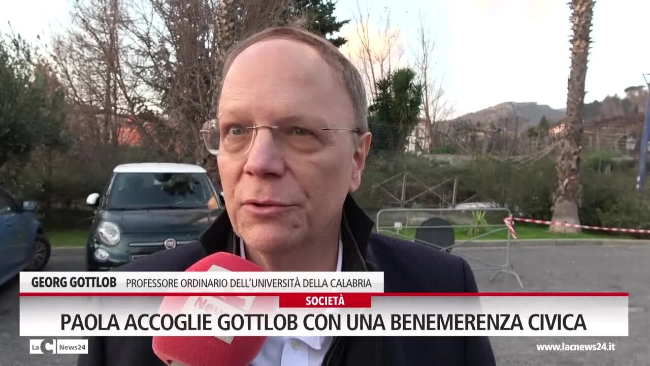 Luminare dell’intelligenza artificiale e paolano per scelta: il prof Gottlob celebrato dai suoi nuovi concittadini
