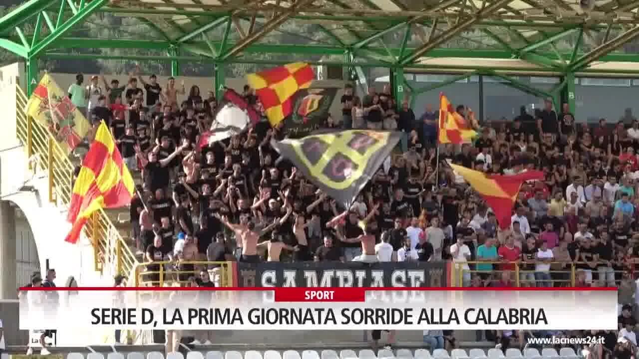 Serie D, la prima giornata sorride alla Calabria