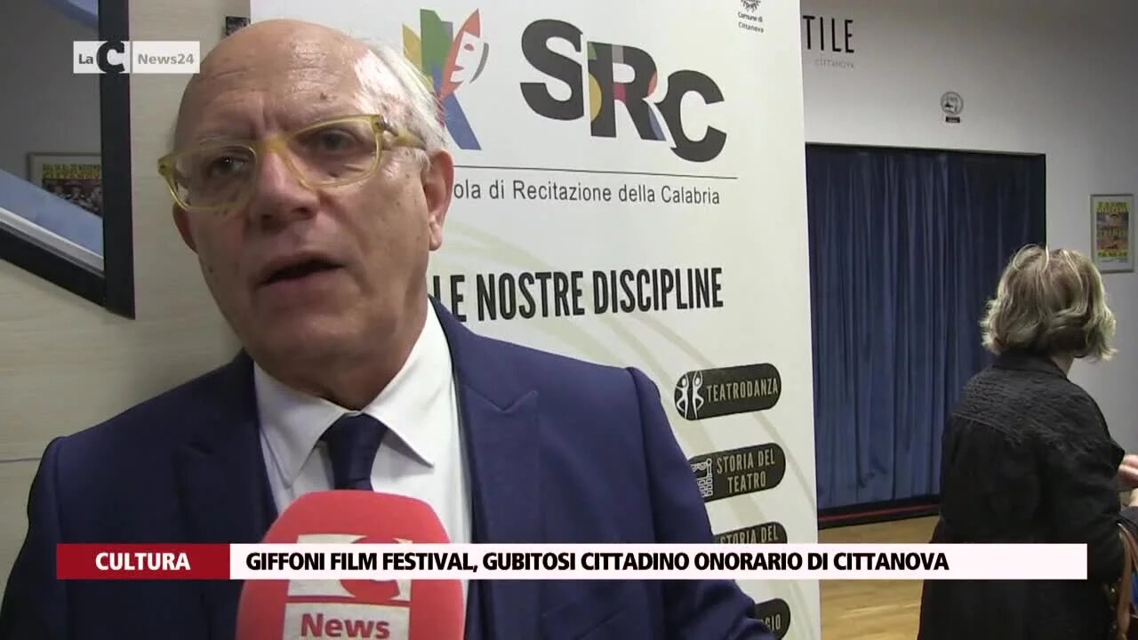 Giffoni film festival, Gubitosi cittadino onorario di Cittanova