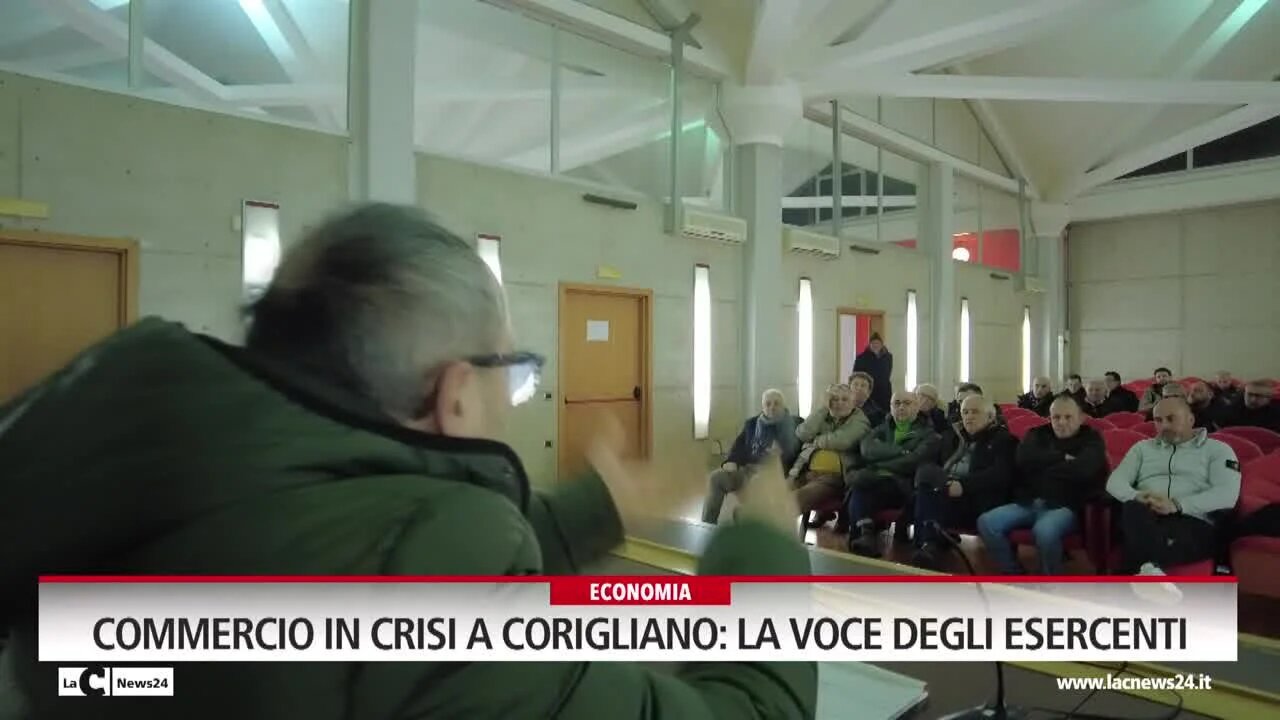 Commercio in crisi a Corigliano: la voce degli esercenti