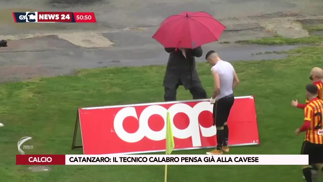 Catanzaro calcio: il tecnico Calabro pensa già alla Cavese