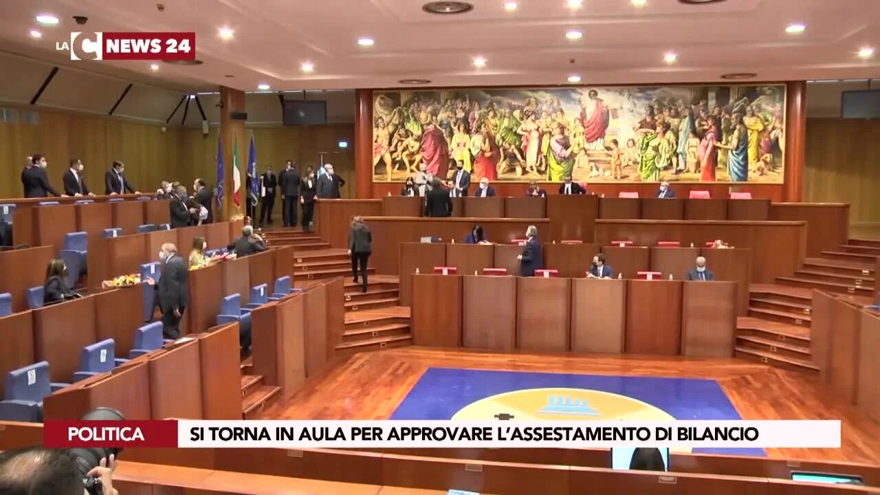 Si torna in aula per approvare l’assestamento di bilancio