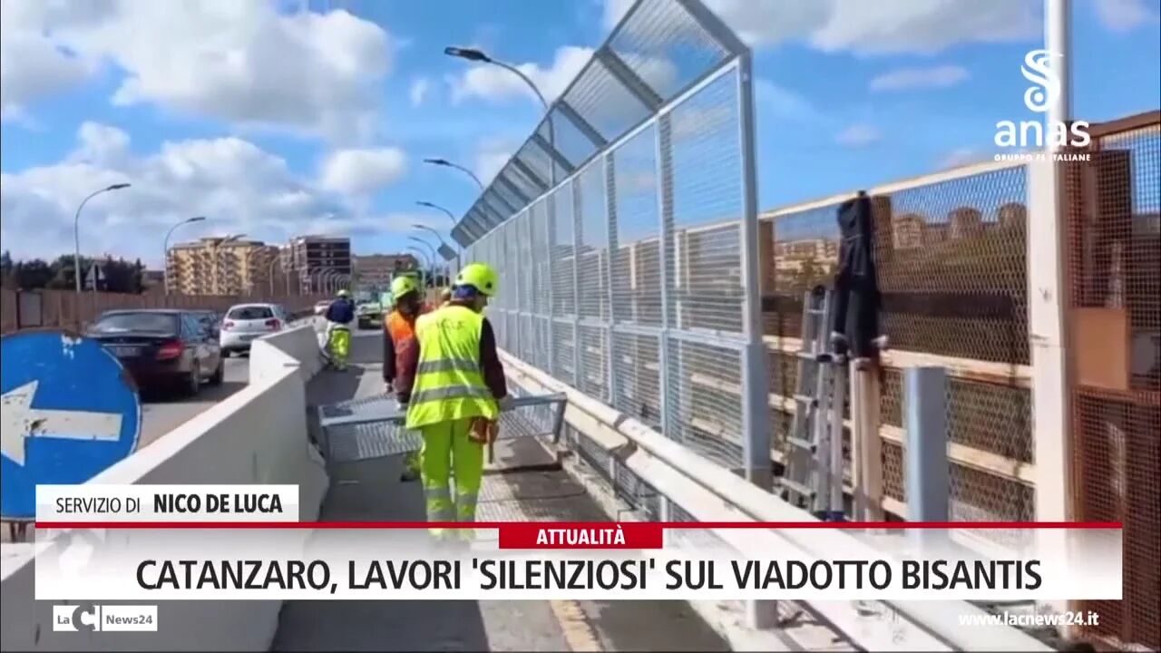Catanzaro, lavori "silenziosi" sul viadotto Bisantis