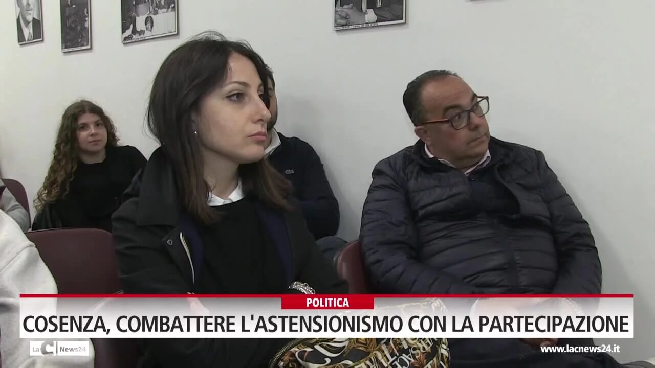 Cosenza, combattere l'astensionismo con la partecipazione