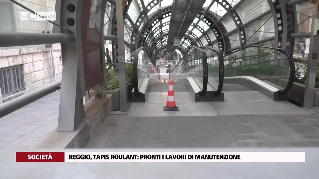 Reggio, tapis roulant pronti i lavori di manutenzione