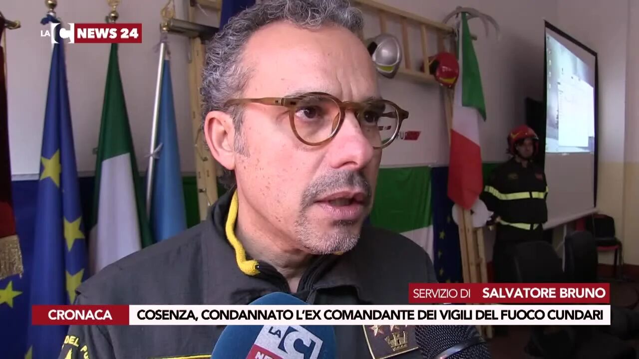 Cosenza, condannato l’ex comandante dei vigili del fuoco Cundari