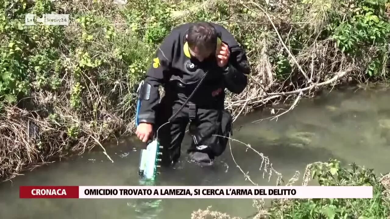Omicidio trovato a Lamezia, si cerca l’arma del delitto