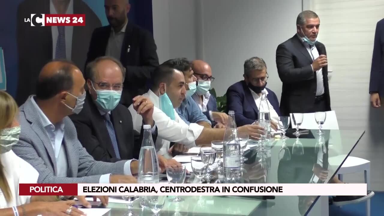 Elezioni Calabria, Centrodestra in confusione