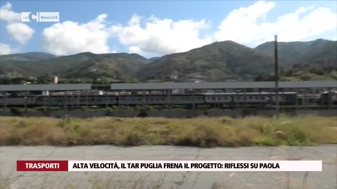 Alta velocità, il Tar Puglia frena il progetto: riflessi su Paola