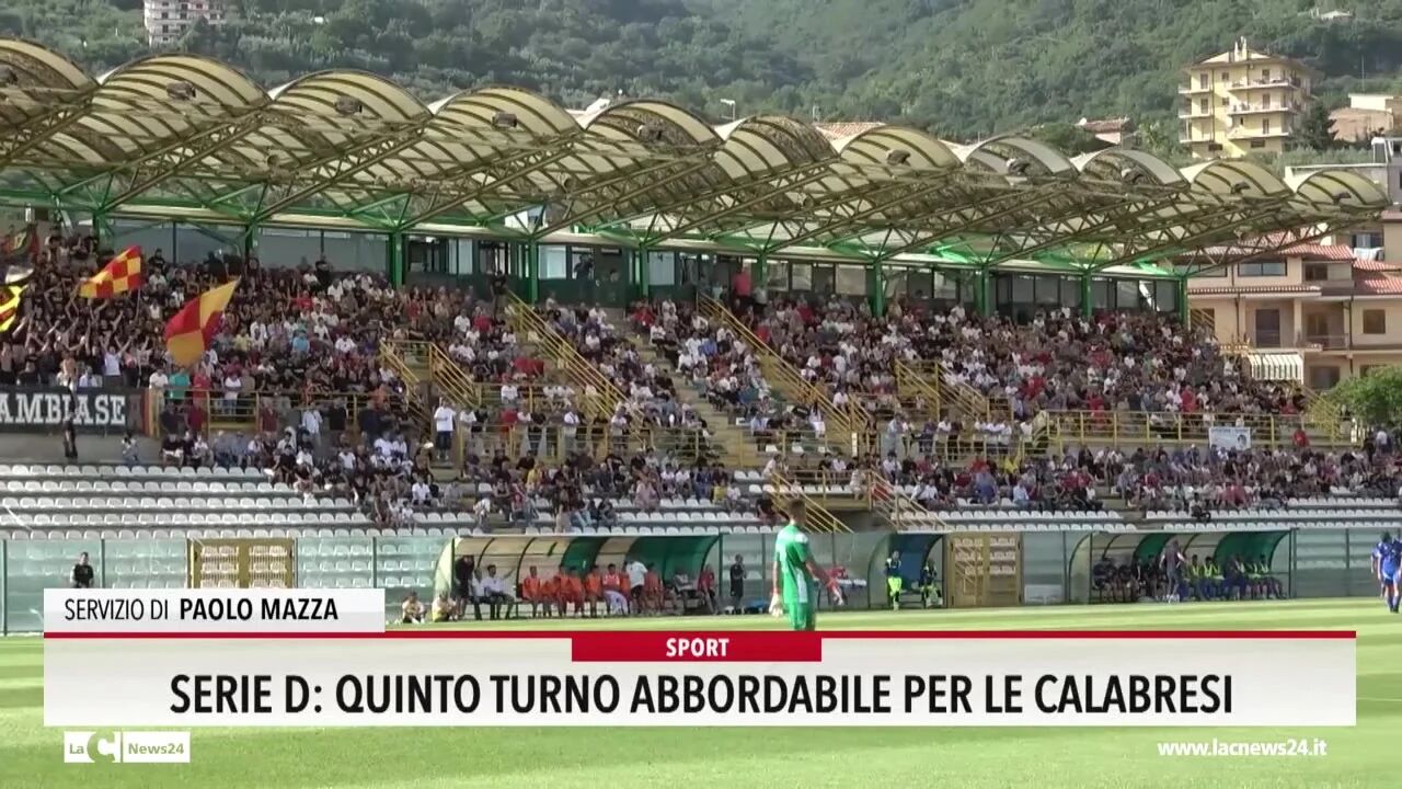 Serie D: quinto turno abbordabile per le calabresi