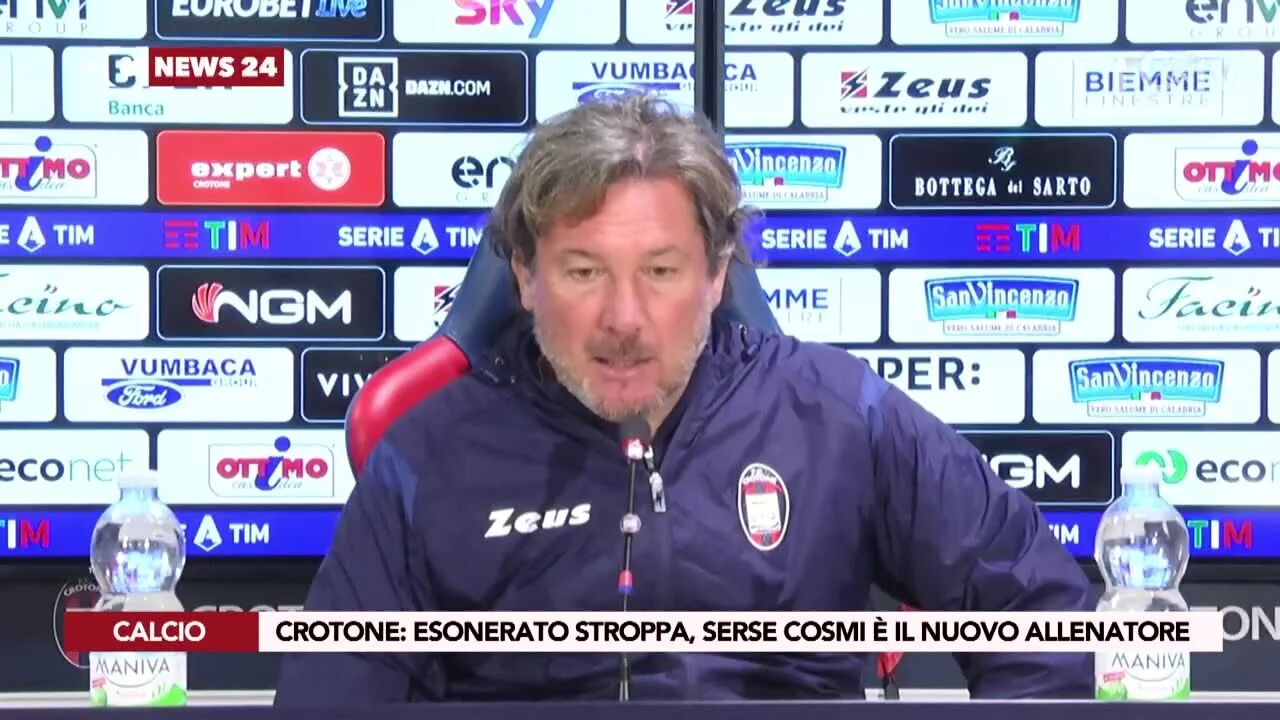 Crotone: esonerato Stroppa, Serse Cosmi è il nuovo allenatore