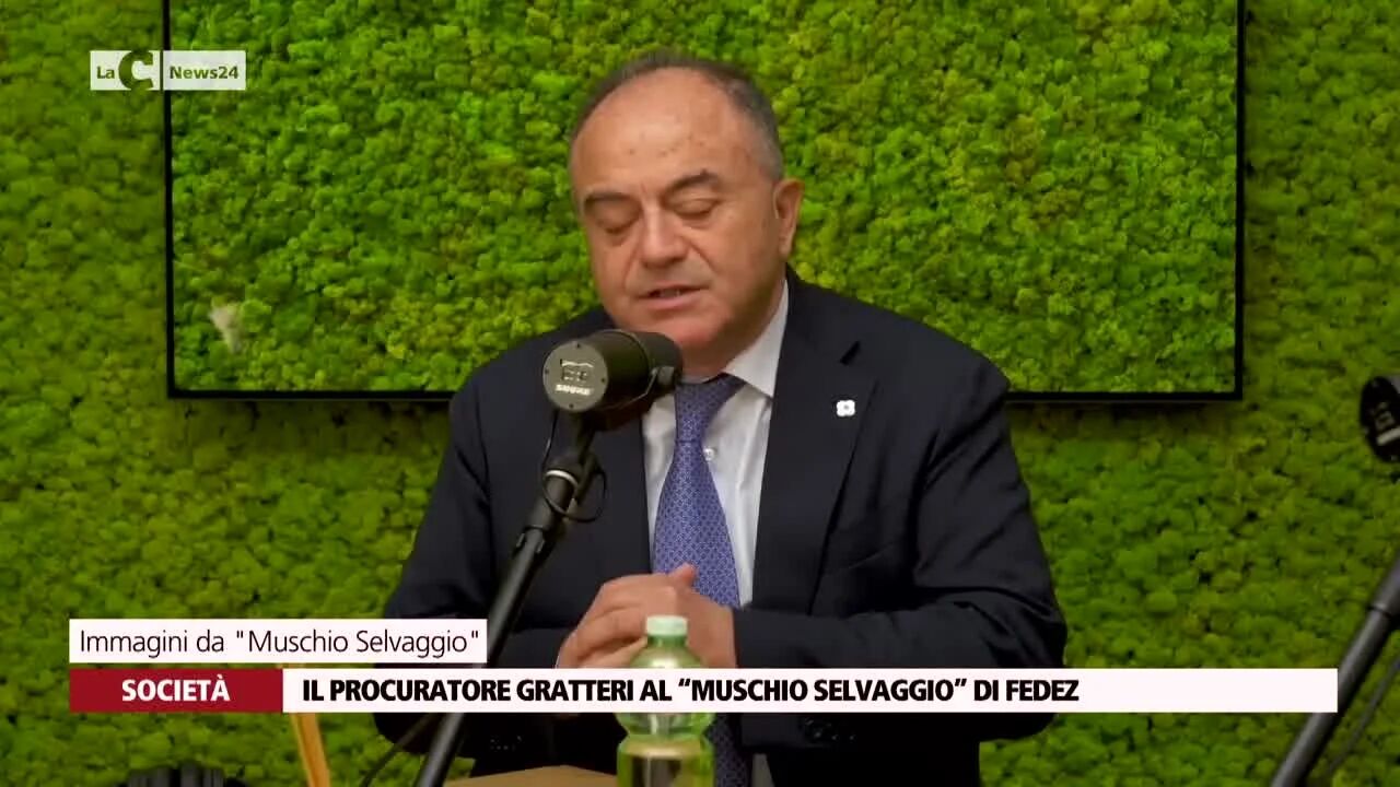 Il procuratore Gratteri al “Muschio Selvaggio” di Fedez