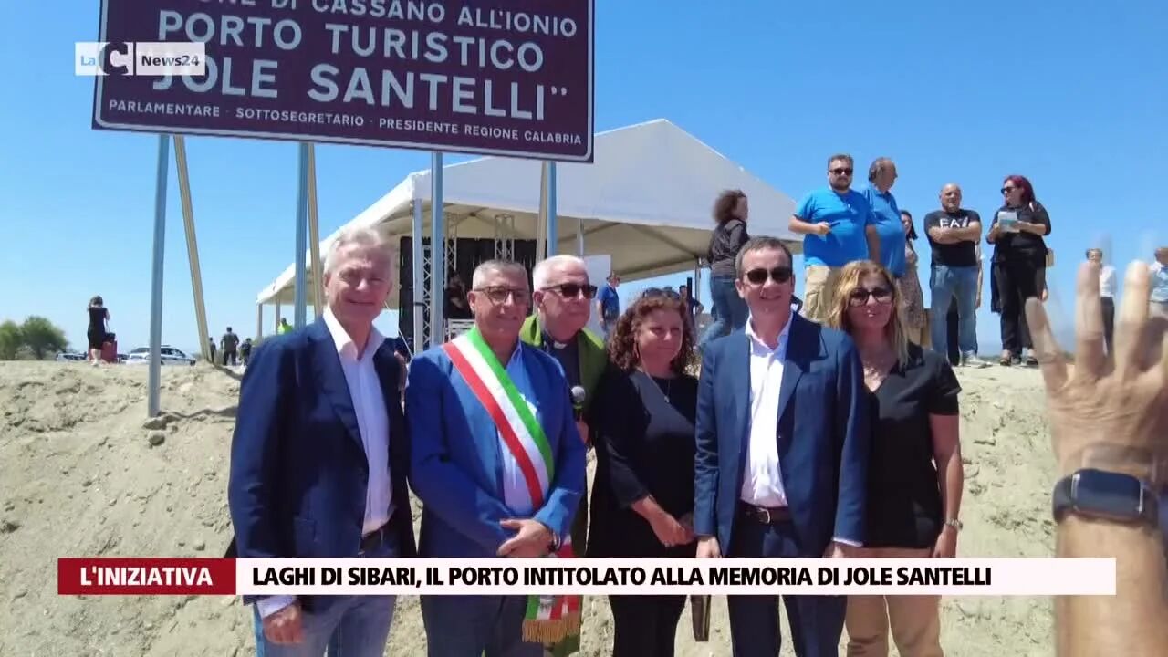 Laghi di Sibari, il porto intitolato alla memoria di Jole Santelli