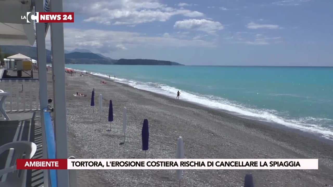 Tortora, l'erosione costiera rischia di cancellare la spiaggia