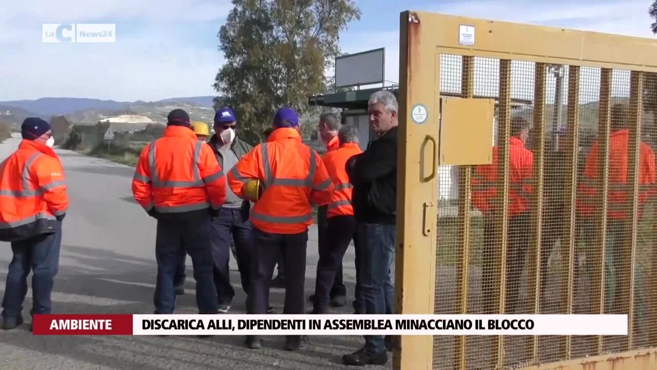 Discarica Alli, dipendenti in assemblea minacciano il blocco