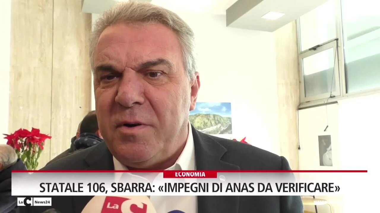 Statale 106, Sbarra: «Impegni di Anas da verificare»