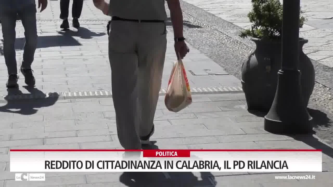 Reddito di cittadinanza in Calabria, il PD rilancia