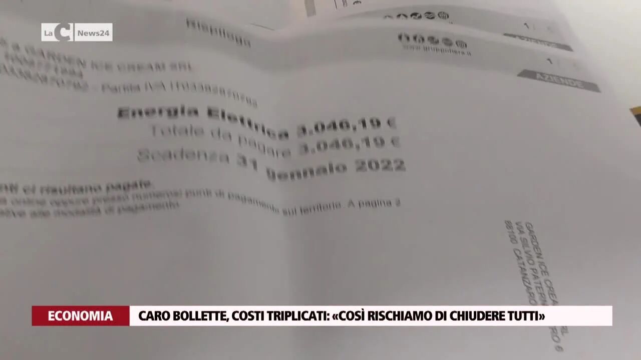 Caro bollette, costi triplicati: «Così rischiamo di chiudere tutti»