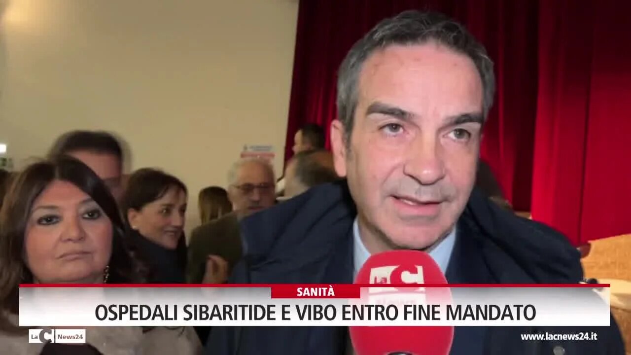 Ospedali Sibaritide e Vibo entro fine mandato