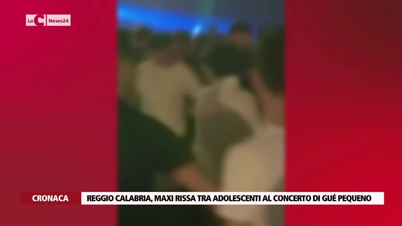 Reggio Calabria, maxi rissa tra adolescenti al concerto di Gué Pequeno