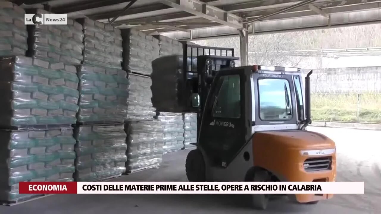 Costi delle materie prime alle stelle, opere a rischio in Calabria