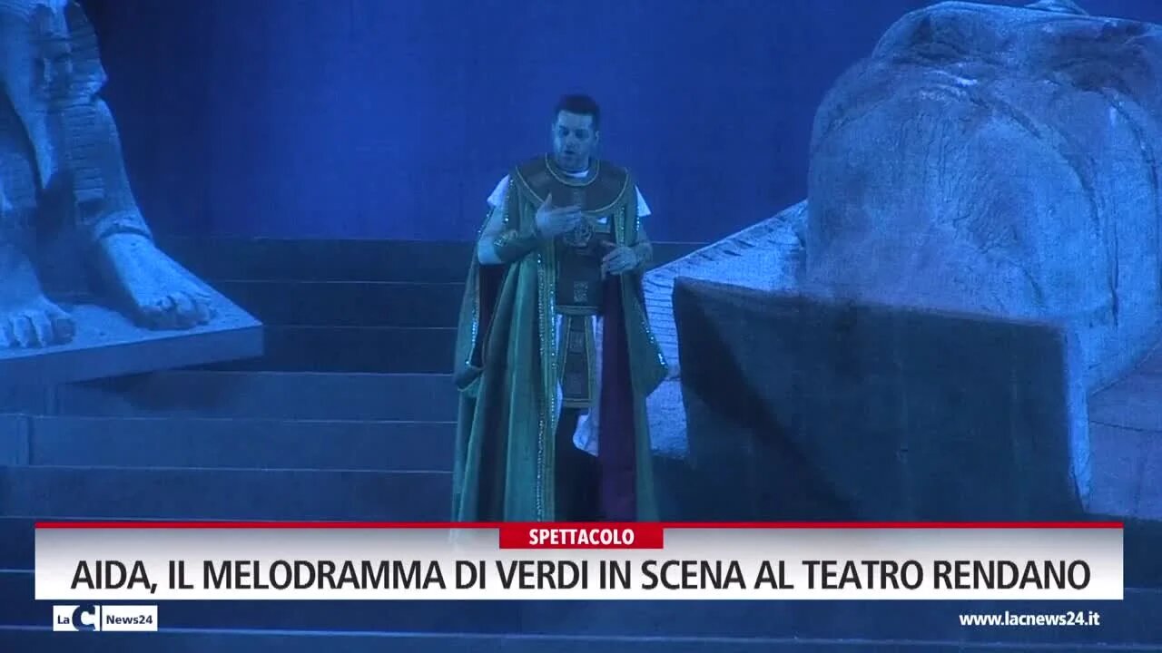 Aida, il melodramma di Verdi in scena al Teatro Rendano