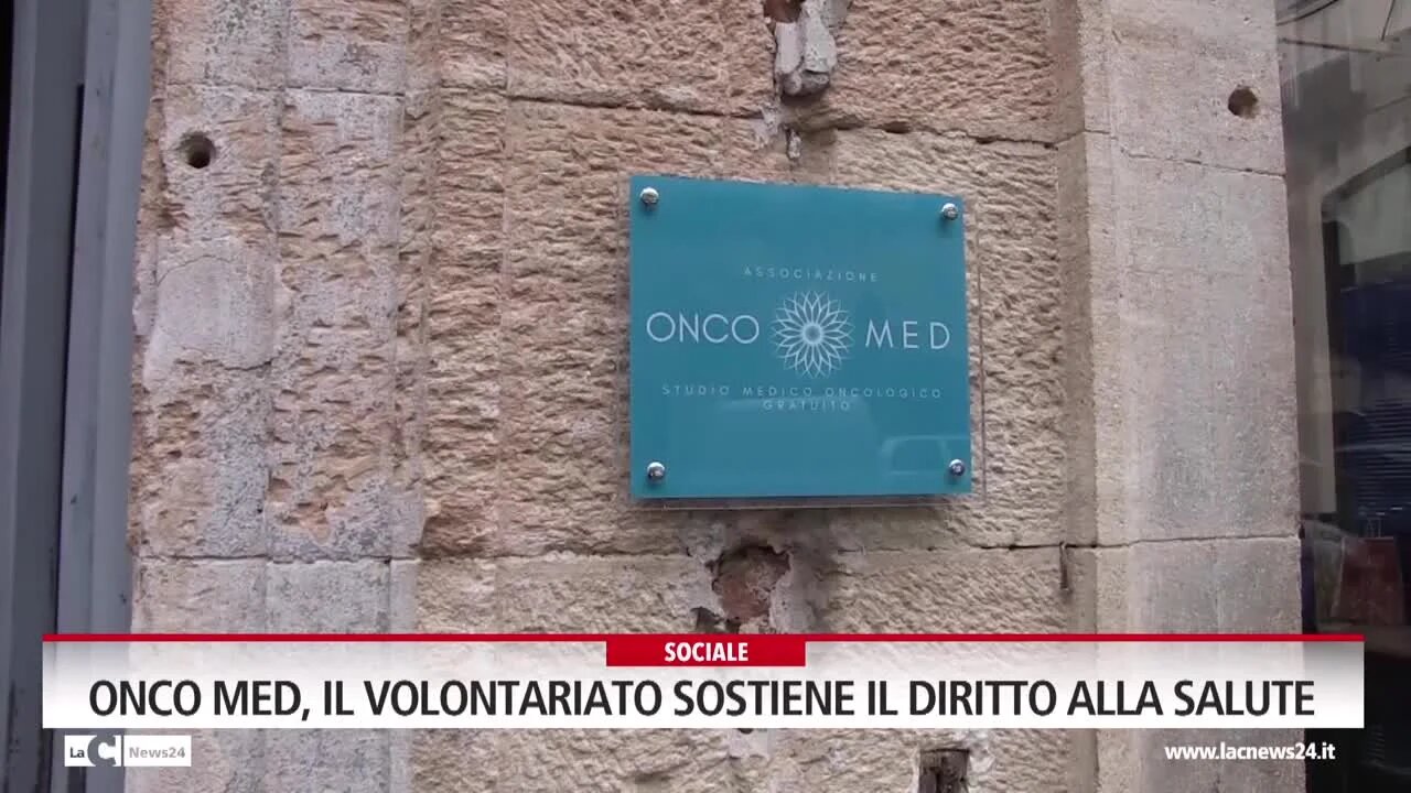 Onco Med, il volontariato sostiene il diritto alla salute