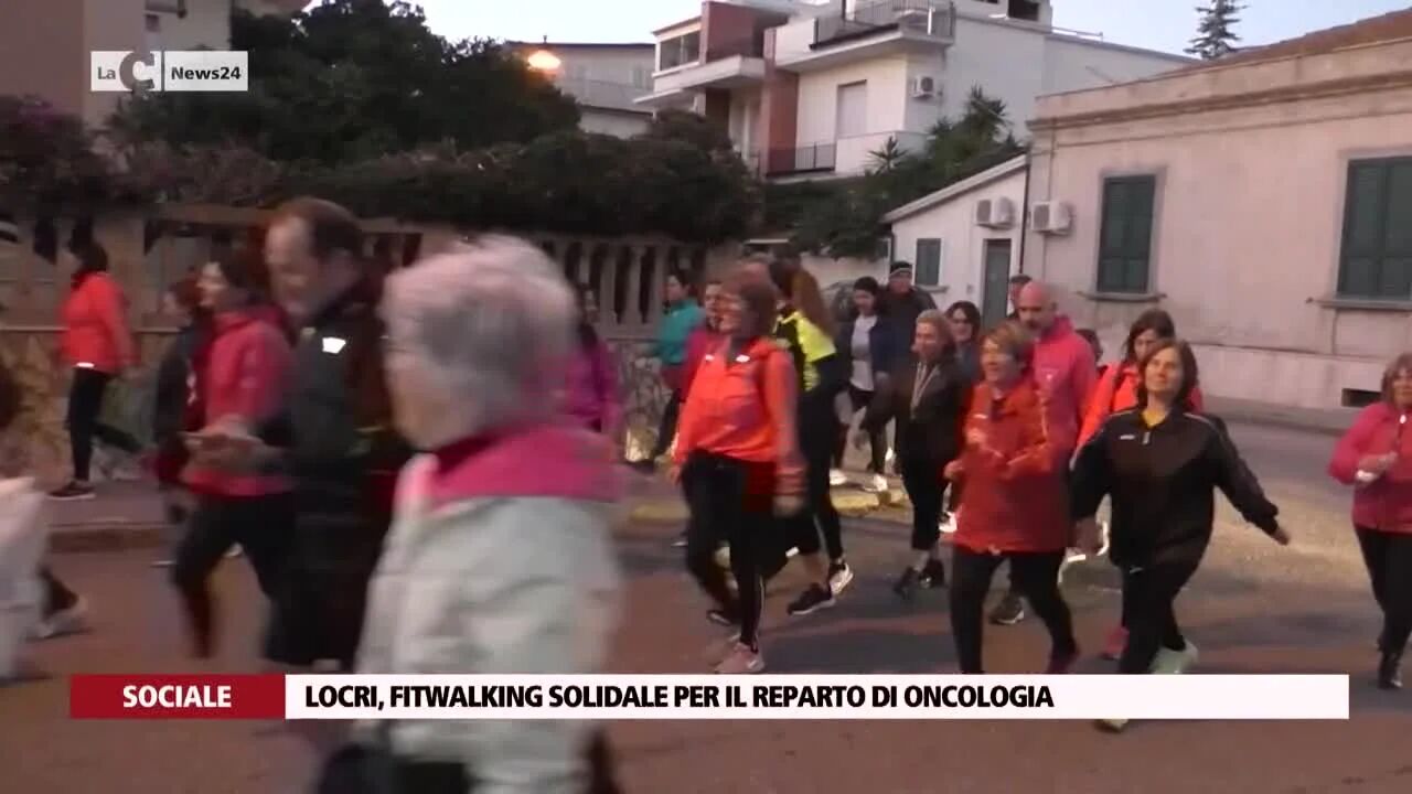 Locri, fitwalking solidale per il reparto di oncologia