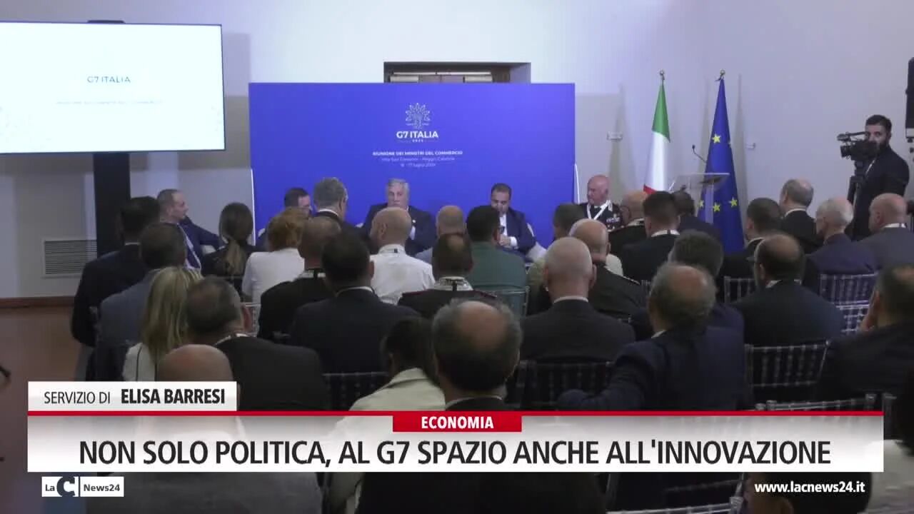 Non solo politica, al G7 spazio anche all'innovazione