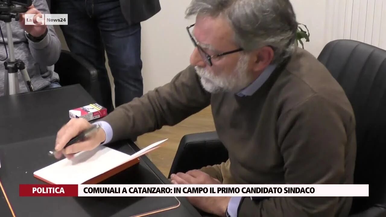 Comunali a Catanzaro: in campo il primo candidato sindaco