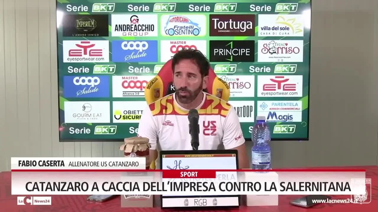 Catanzaro a caccia dell’impresa contro la Salernitana