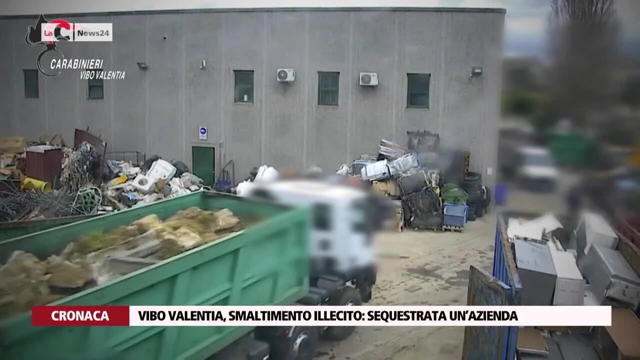 Vibo Valentia, smaltimento illecito: sequestrata un’azienda