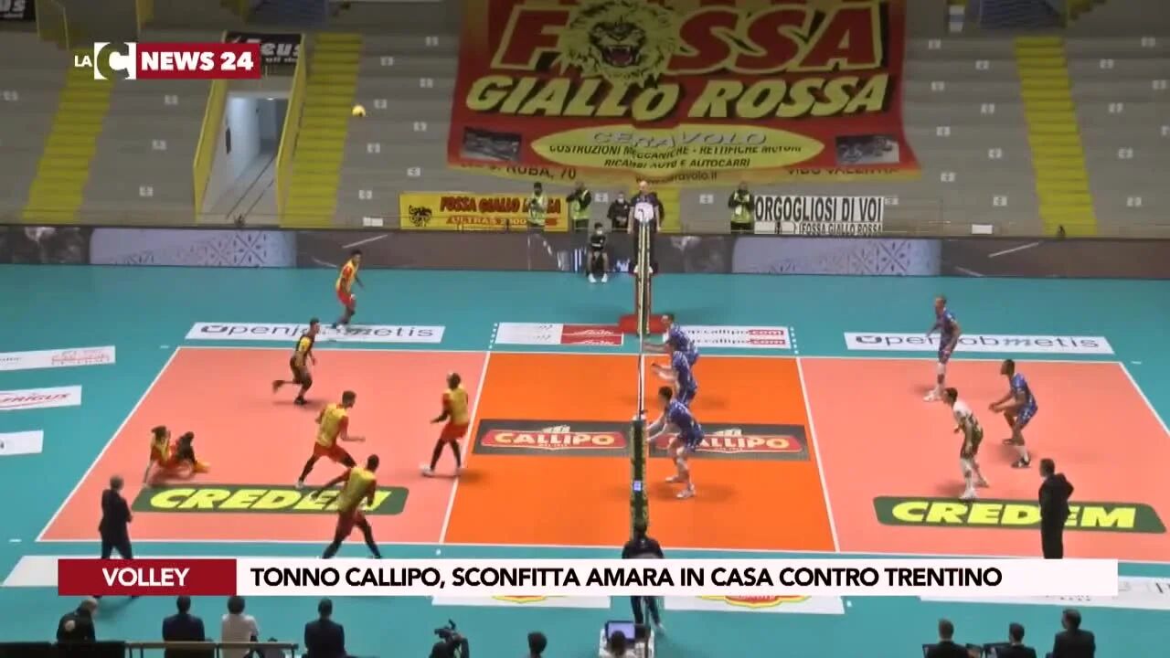 Tonno Callipo, sconfitta amara in casa contro Trentino