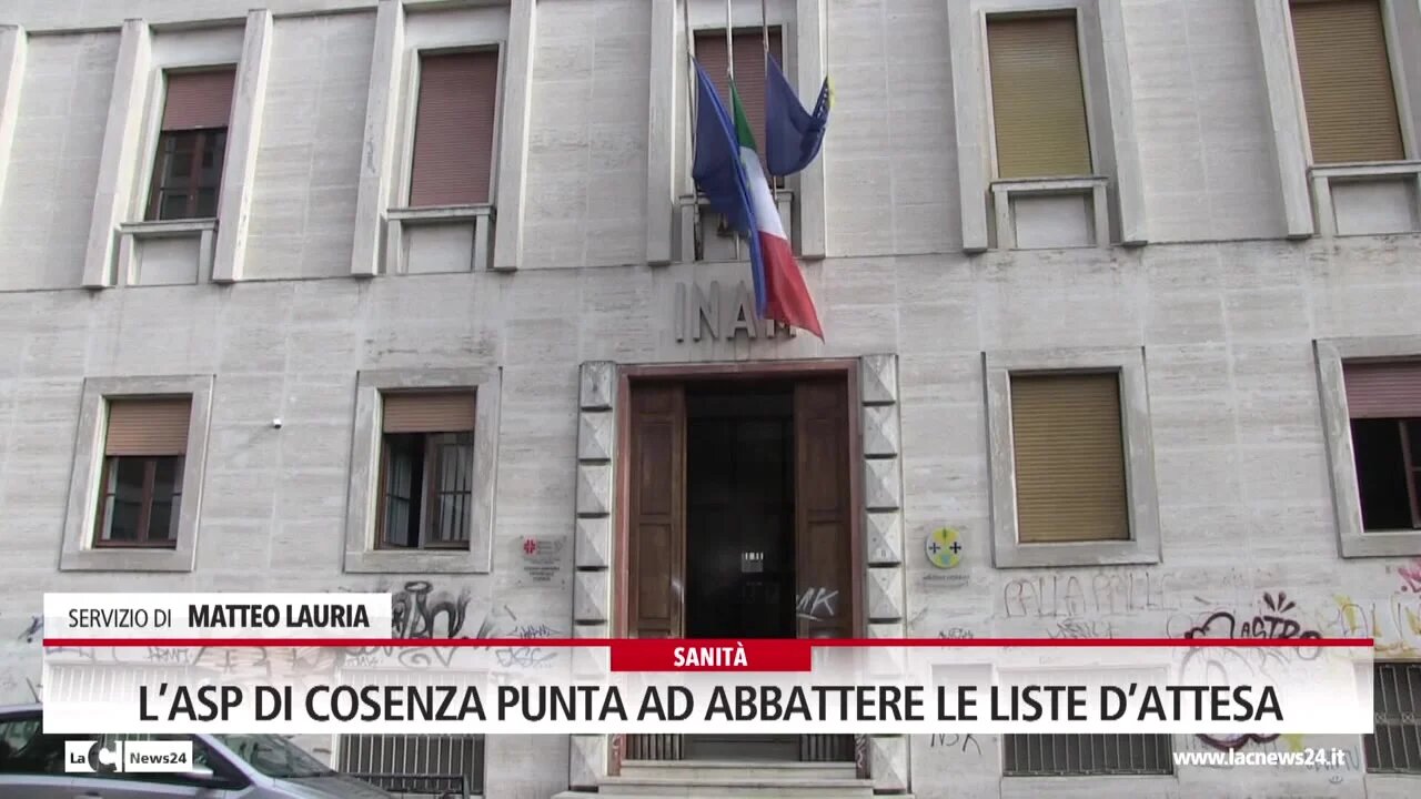 L’Asp di Cosenza punta ad abbattere le liste d’attesa