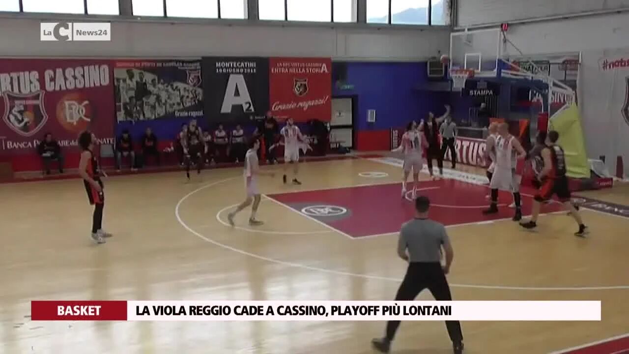 La Viola Reggio cade a Cassino, playoff più lontani