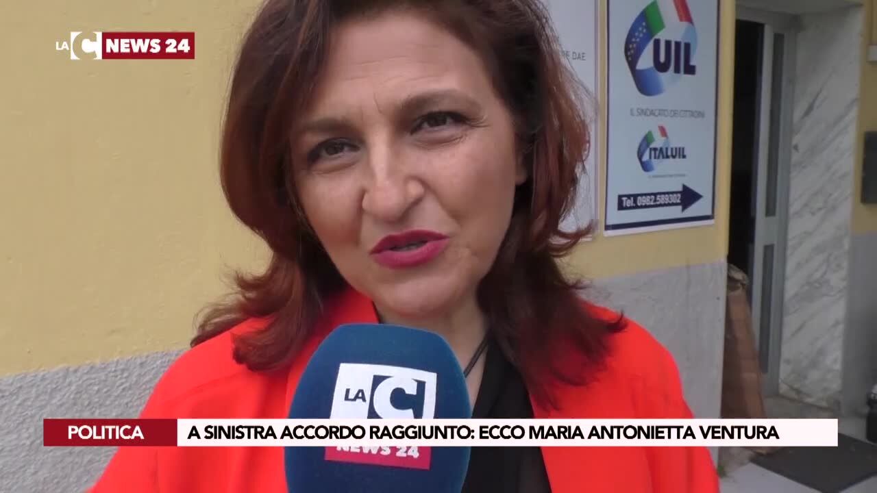 A Sinistra Accordo Raggiunto: ecco Maria Antonietta Ventura