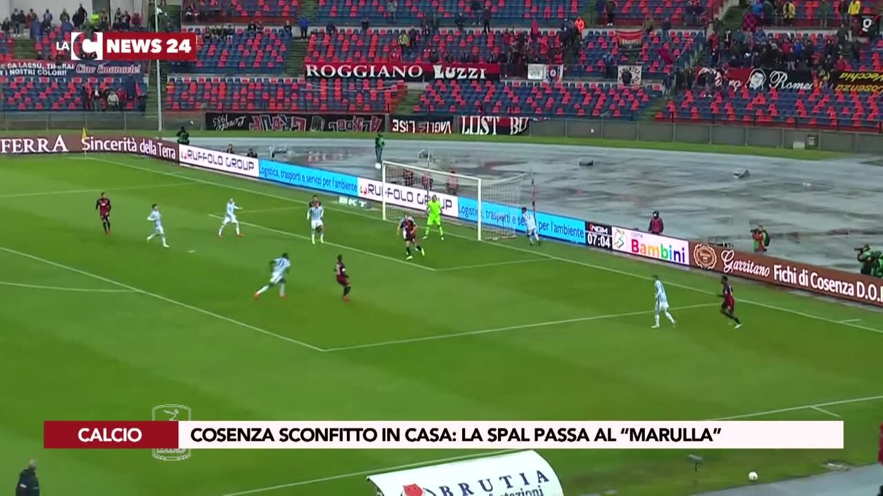 Cosenza sconfitto in casa, la Spal passa al “Marulla”