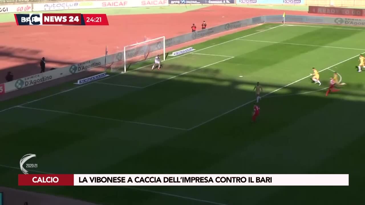 La Vibonese a caccia dell’impresa contro il Bari