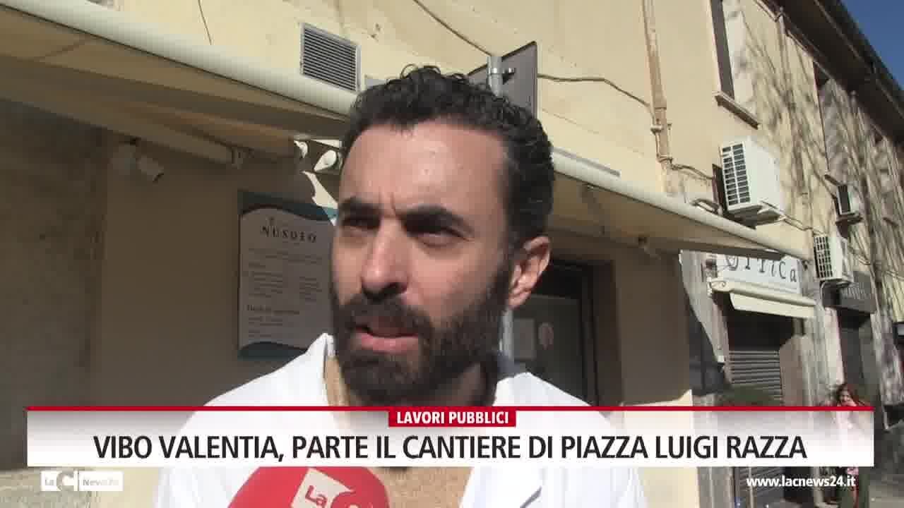 Vibo Valentia, parte il cantiere di piazza Luigi Razza