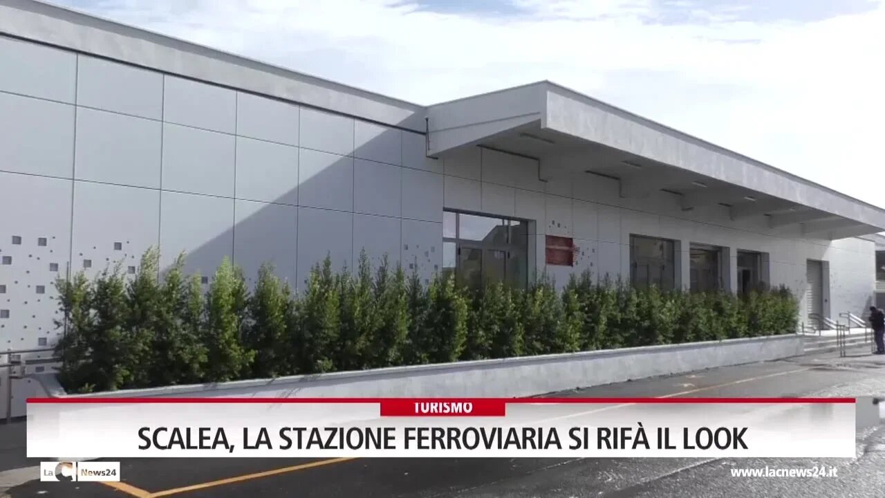 Scalea, la stazione ferroviaria si rifà il look