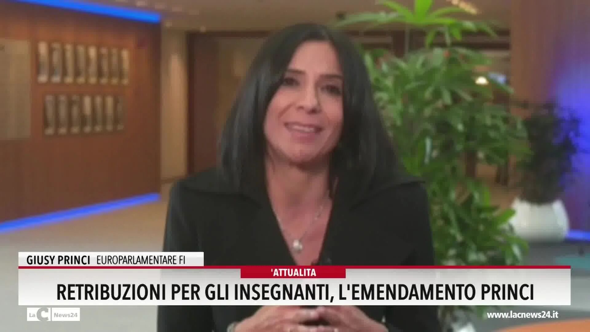 Retribuzioni per gli insegnanti, l’emendamento Princi