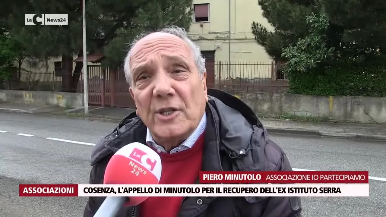 Cosenza, l'appello di Minutolo per il recupero dell'ex Istituto Serra