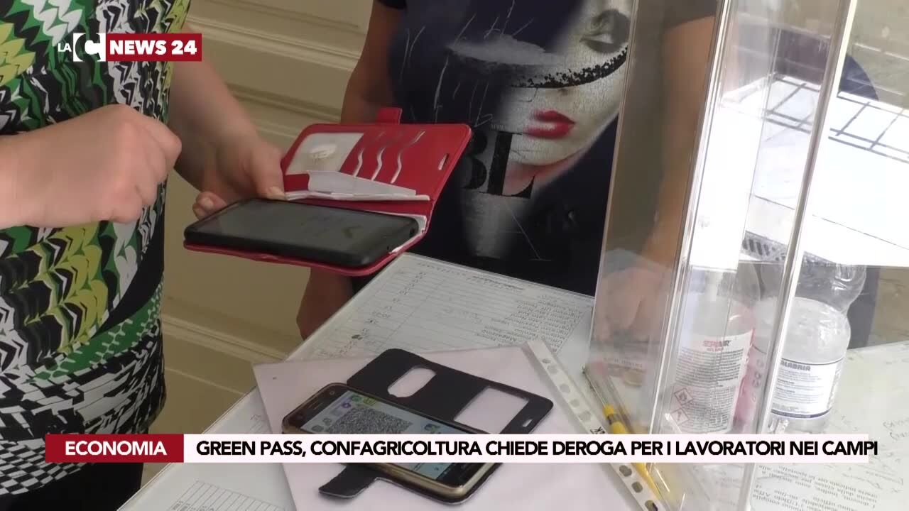 Green pass, confagricoltura chiede deroga per i lavoratori nei campi