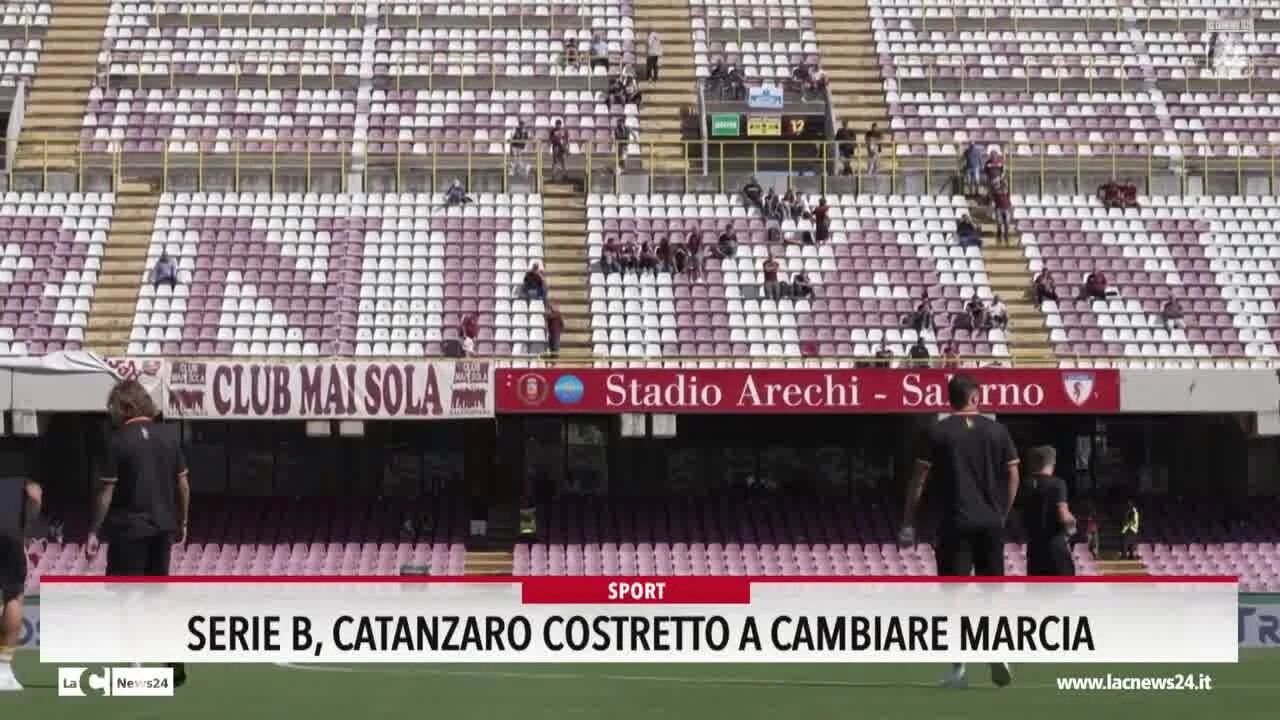 Serie B, Catanzaro costretto a cambiare marcia