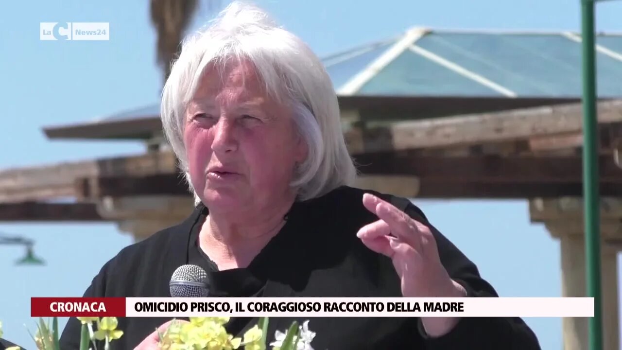 Omicidio Prisco, il coraggioso racconto della madre