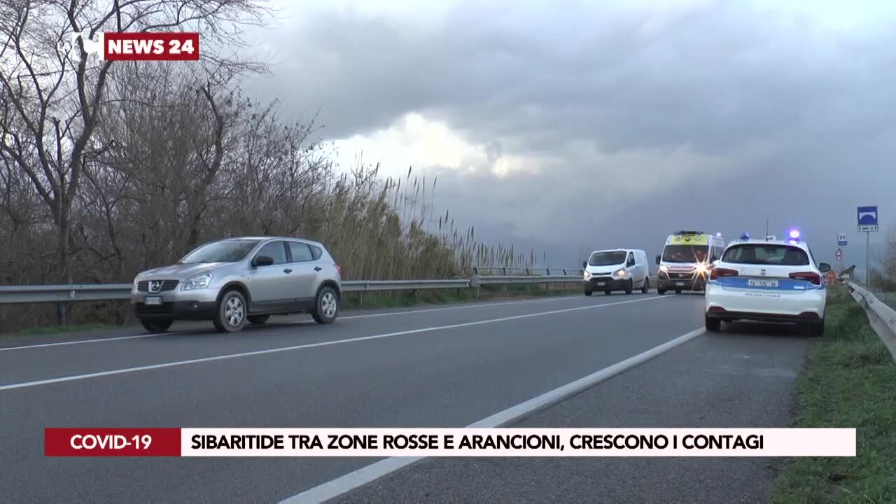 Sibaritide tra zone rosse e arancioni, crescono i contagi