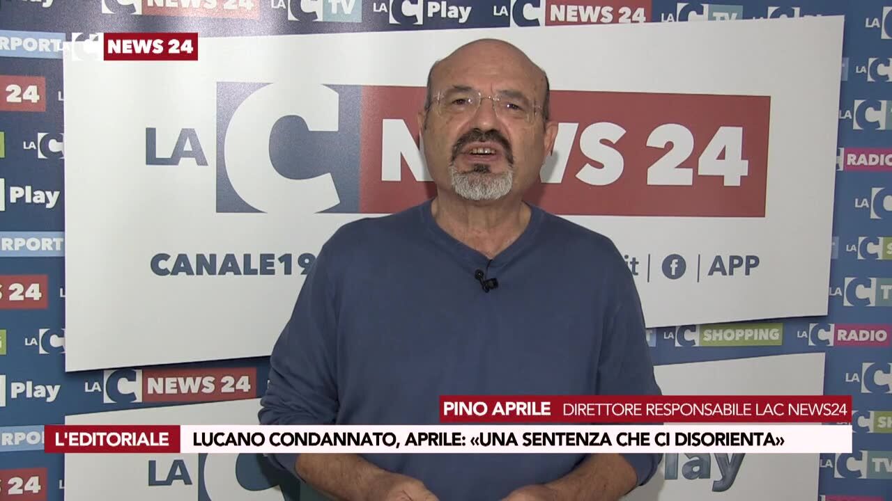 Lucano condannato, Aprile: «Una sentenza che ci disorienta»