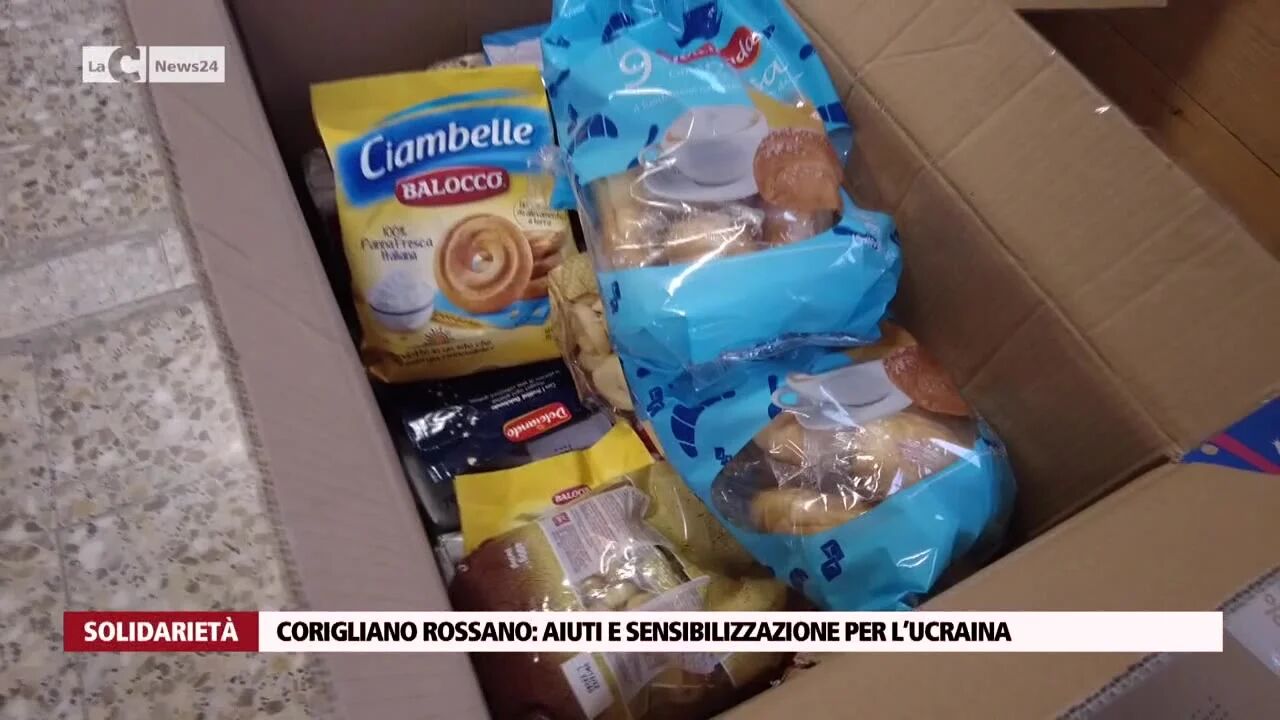 Corigliano Rossano: aiuti e sensibilizzazione per l’Ucraina