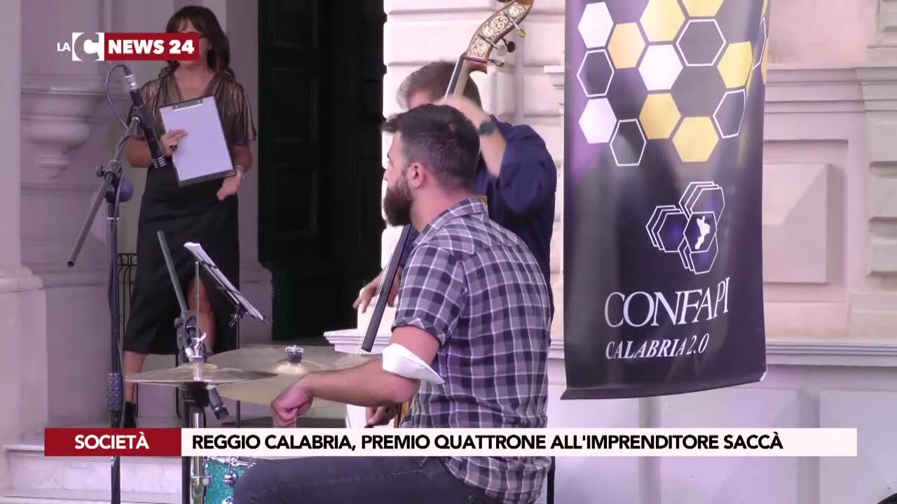 Reggio Calabria, premio Quattrone all'imprenditore Saccà